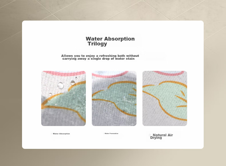 Disney Bathroom Non-Slip Quick-Dry Absorbent Diatom Mud Floor Mat Toilet Doorway Water-Absorbing Dry Foot Mat WN50 5