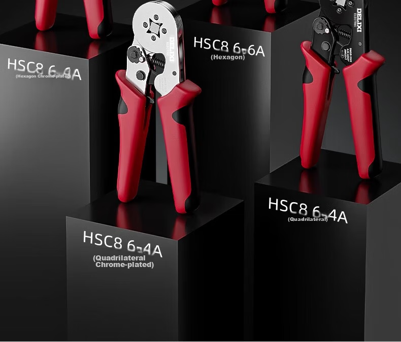 Delixi Terminal Wire Crimping Pliers Tube Pin Cold Press Crimping Pliers Wire Clamp Electrician Special Pliers 18