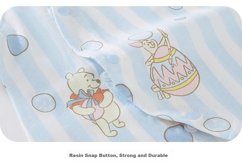 Disney 2-Piece Baby Summer Thin Newborn Romper Set A-Class Cotton Crawling Suit for Boys and Girls Full Moon Gift 14