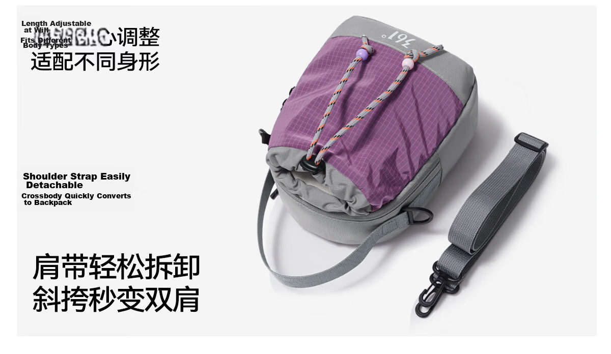 361° Women's Lightweight Outdoor Multifunctional Crossbody Shoulder Bag Phone Bag Portable Lightweight Water Bottle Holder Bag 15