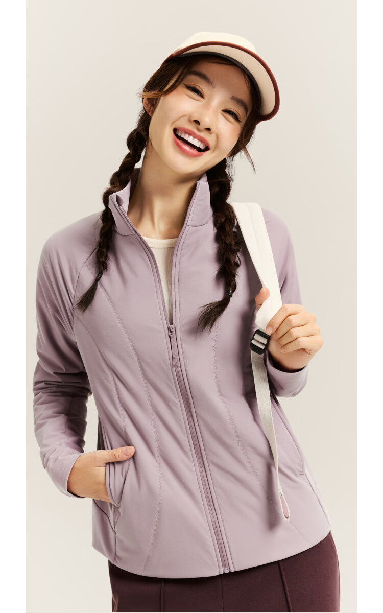 Beneunder Women's Fleece Cotton Mid-Warm Stretch Hooded Outdoor Sports Jacket Autumn Winter CL231 Dusk Black L 25