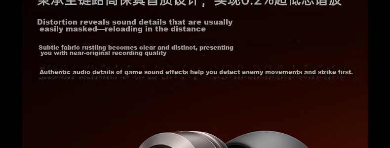 IKF Xuan Ying Wired In-Ear Gaming Headset with Mic 3.5mm Sound Localization E-Sports Dual Dynamic Driver Delta FPS Tuned Computer Microphone 2-in-1 Burnished Brown 31