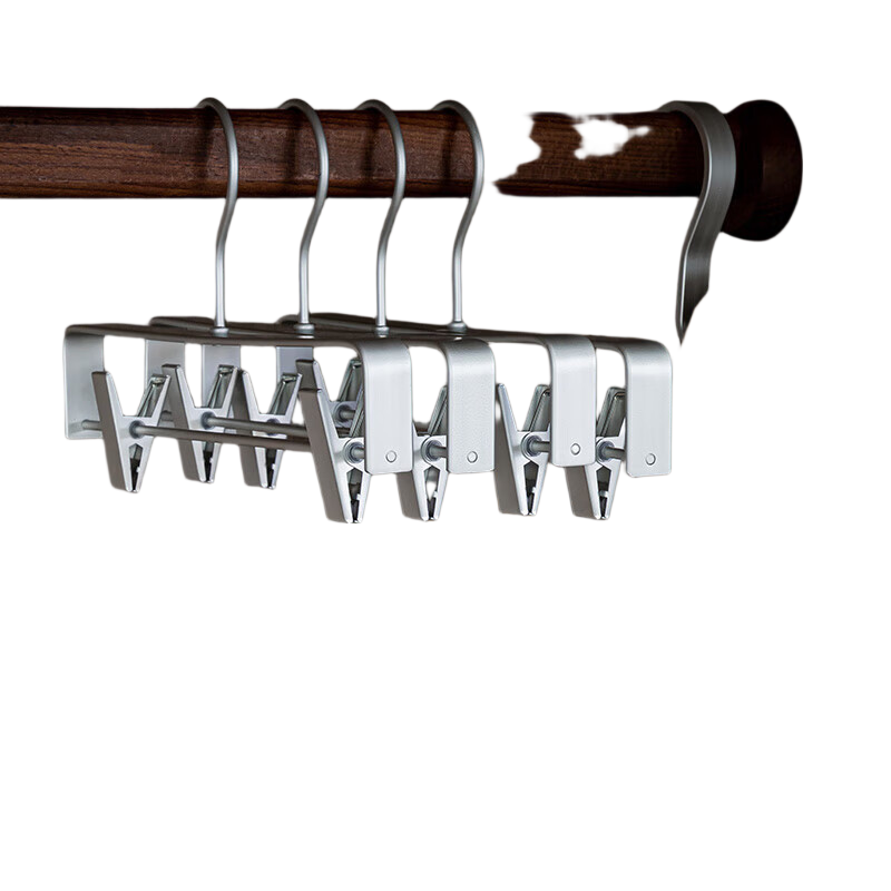 Fanyejia High-End Aluminum Alloy Pants Hanger, Closet Hanger for Home Use, Seamless Extendable Pants Rack, Specialized Hanger for Pants And Skirts