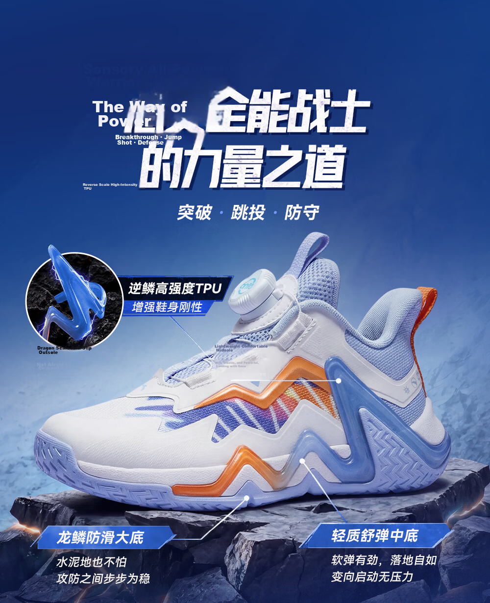 Anta Kids Boys Toddler 2026 Non-Slip Wear-Resistant Dial Reverse Scale Basketball Shoes A12639905 3