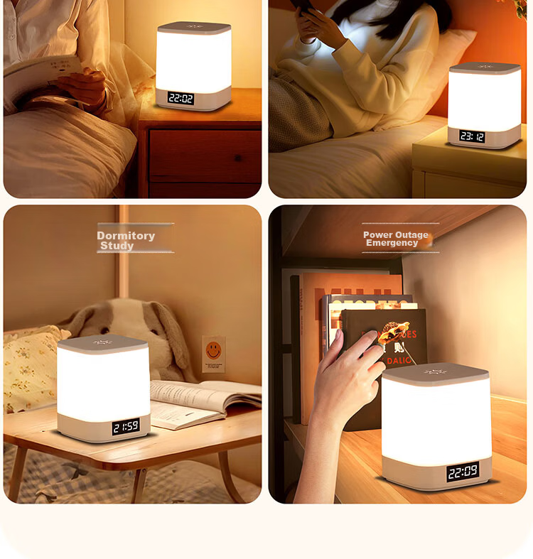 Heart LocK Rechargeable Night Light Baby Feeding Night Lamp Bedroom Bedside Atmosphere Light Remote Control Sleep Companion Long Battery Life Tap Light [Clearance Sale] 6