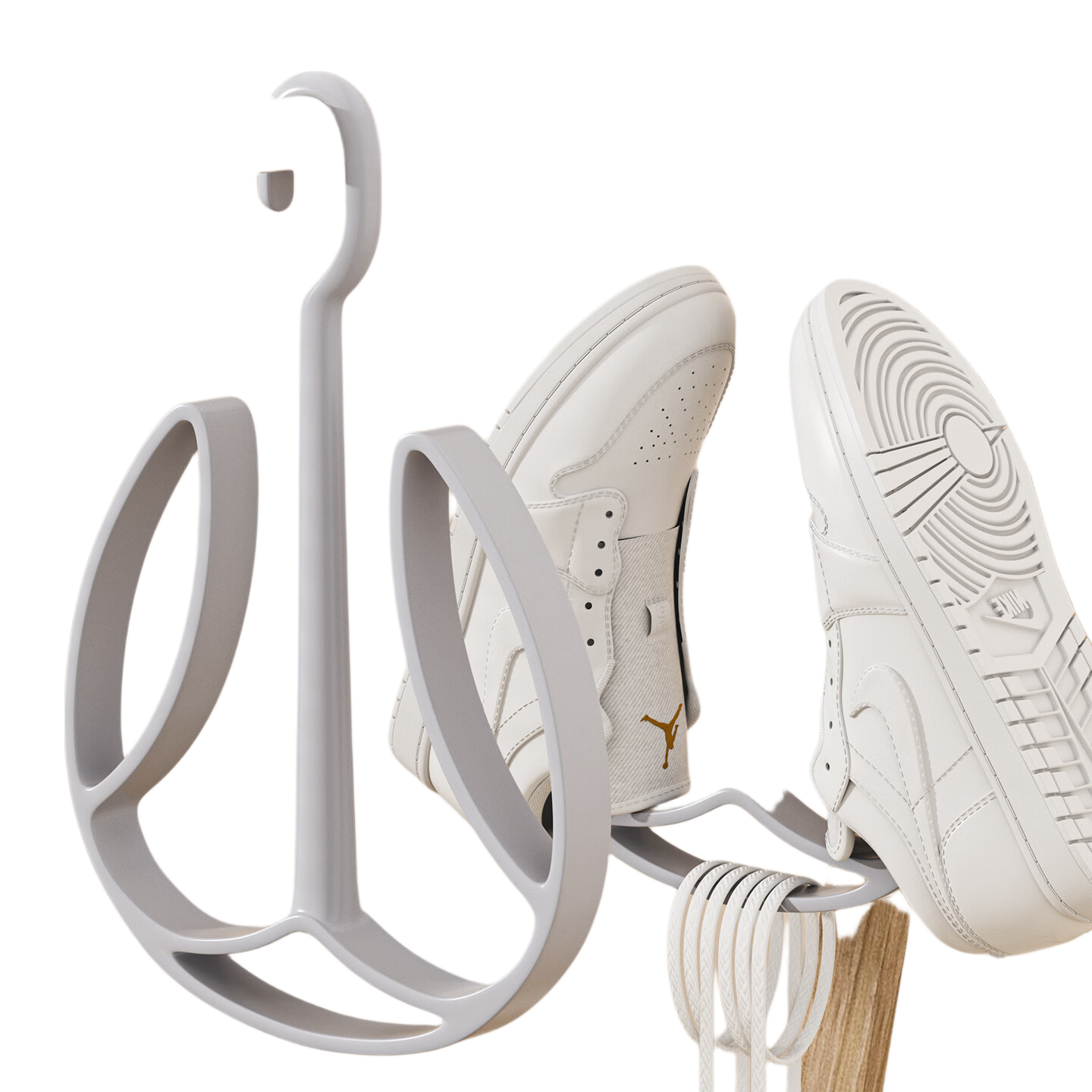 Baicaoyuan Shoe Drying Rack, Balcony Shoe Hanger, Outdoor Multi-Functional Shoe Drying Rack, Dormitory Shoe Drying Tool, Set of 2