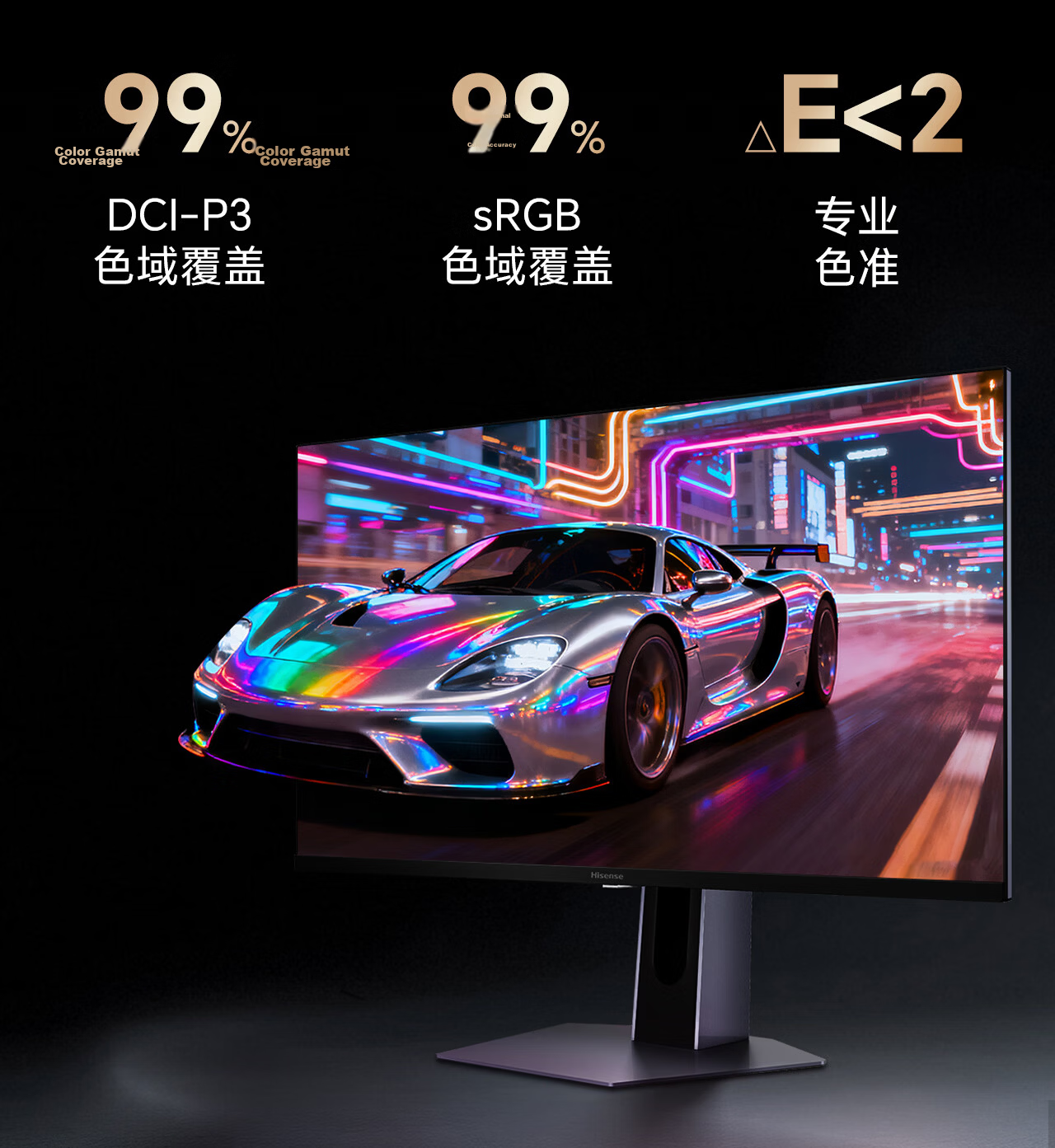 Hisense G7 Ultra 27-inch 3A Original Black Obsidian Screen 2304-Zone MiniLED DP2.1 4K 180Hz Dual Mode 360Hz Glacier White Gaming Monitor 19