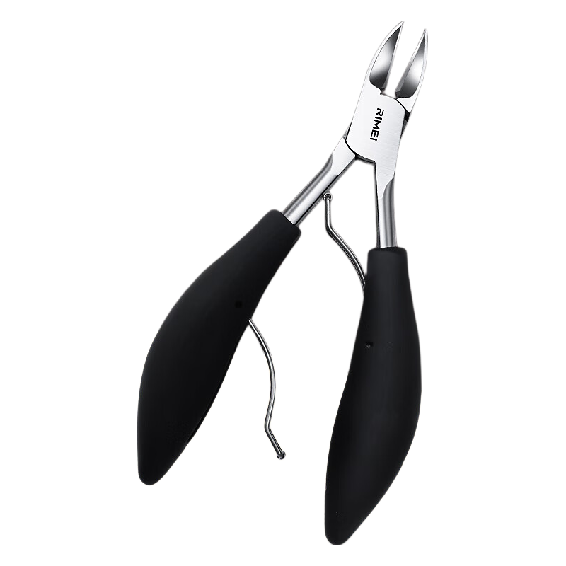 Jindarimei RIMEI Ingrown Toenail Clipper, Stainless Steel Eagle-Beak Pliers, Nail Removal Tool, Black, LPE516