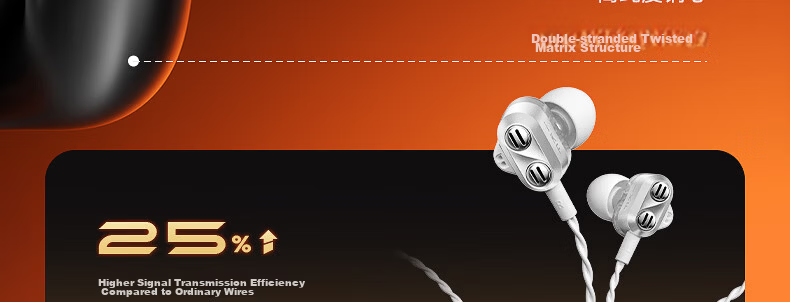 IKF Xuan Ying Wired In-Ear Gaming Headset with Mic 3.5mm Sound Localization E-Sports Dual Dynamic Driver Delta FPS Tuned Computer Microphone 2-in-1 Burnished Brown 54