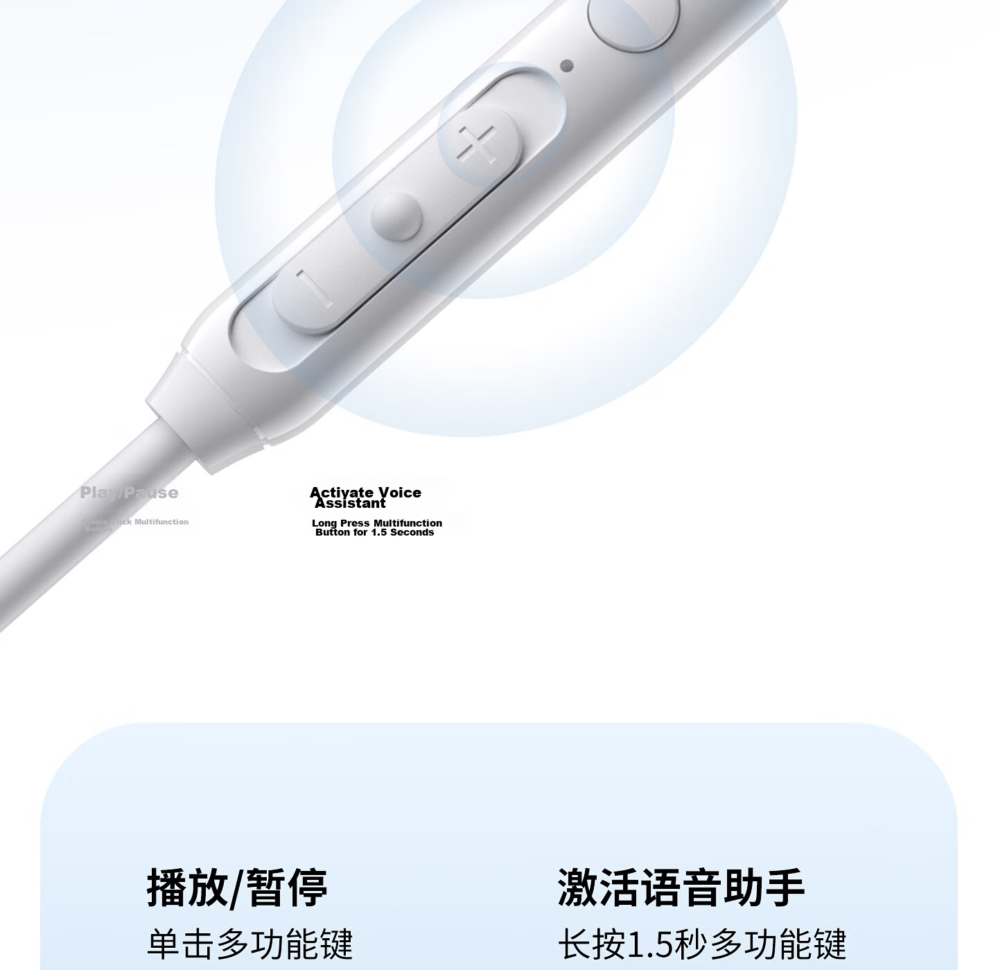 HP 7000P In-Ear Wired Earphones HIFI Sound Mobile Music Gaming Computer Wired Control with Mic Compatible with Android Apple Phones Type-C White 21