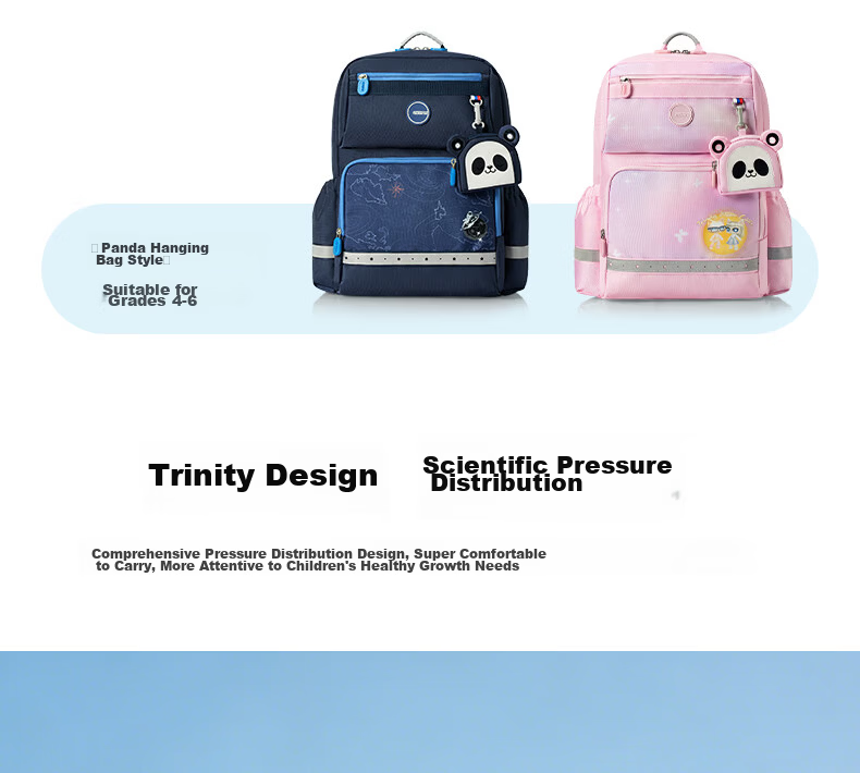 American Tourister Student Backpack 26th Edition for Grades 4-6 Boys Antibacterial Lightweight Large Capacity NG3 5