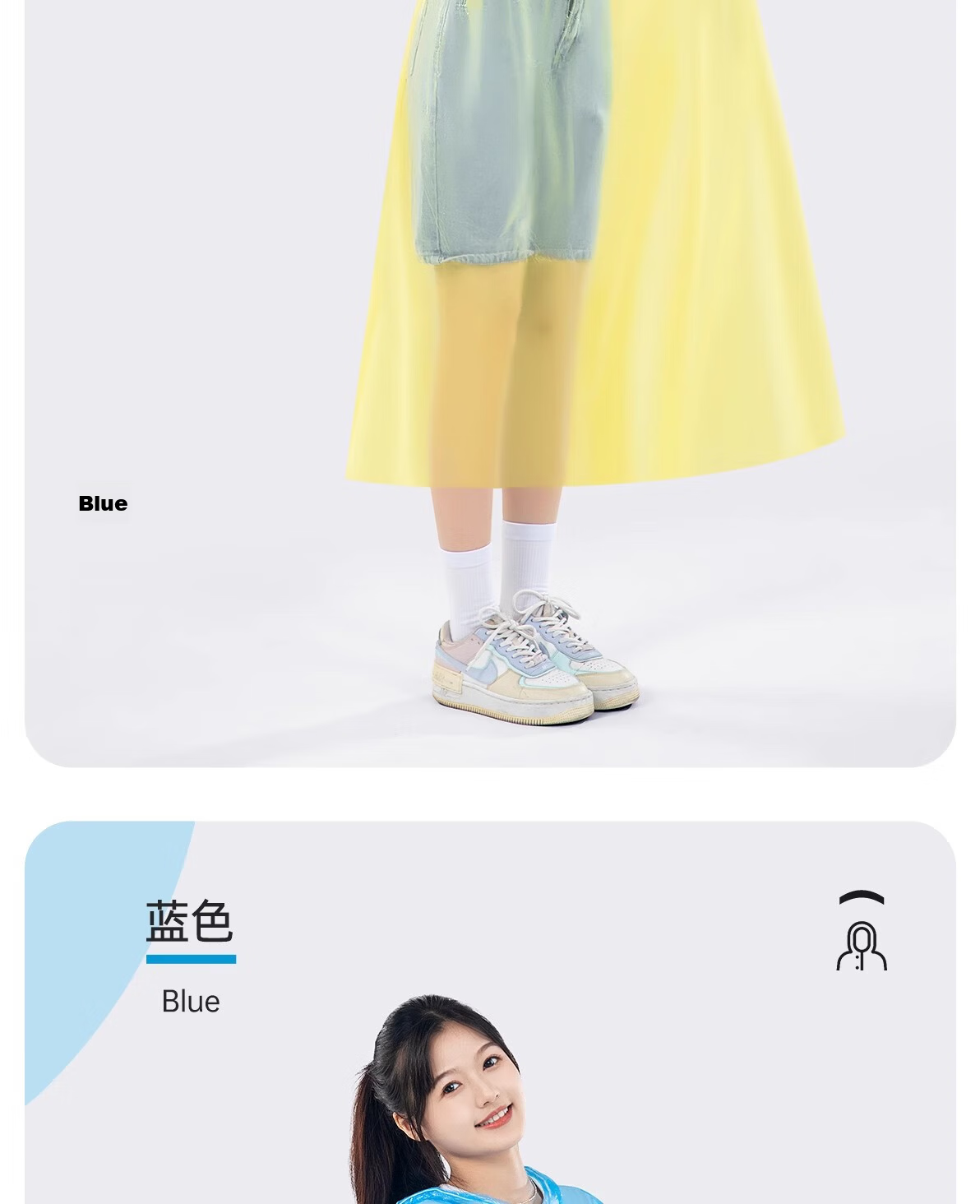 Buddygo Disposable Thickened Adult Card Long Full-Body Raincoat Anti-Storm Single Hiking Cycling Electric Vehicle Raincoat 15