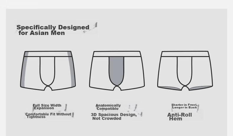 Nanjiren Men's Cotton Boxer Briefs Breathable Antibacterial Summer Thin Four-Point Shorts 2026 New Style 5