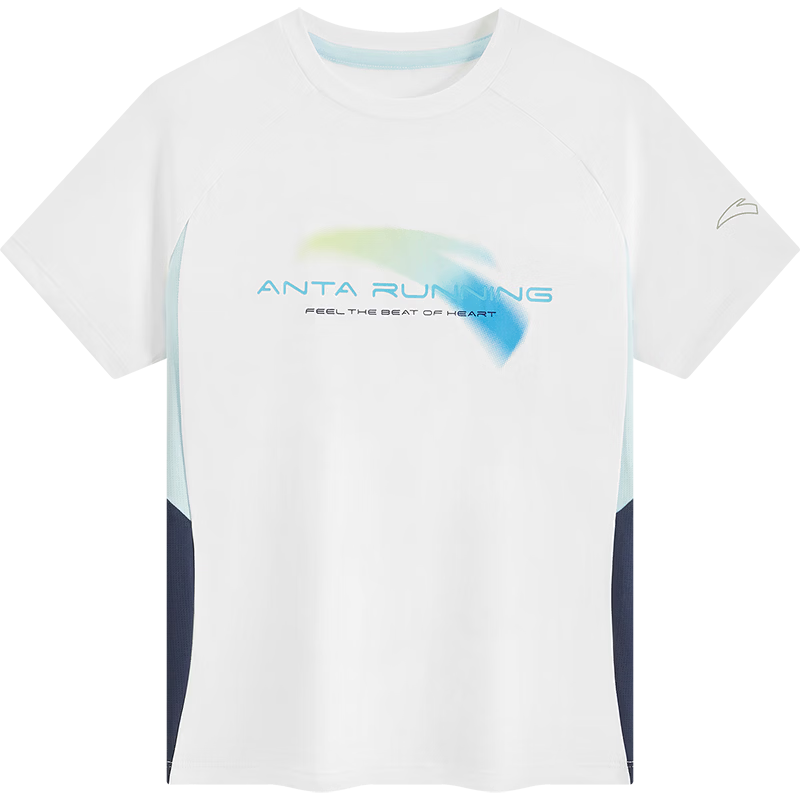 Anta Kids Short Sleeve T-Shirt Toddler Baby Summer 2026 Breathable Cool White Tee 352629104