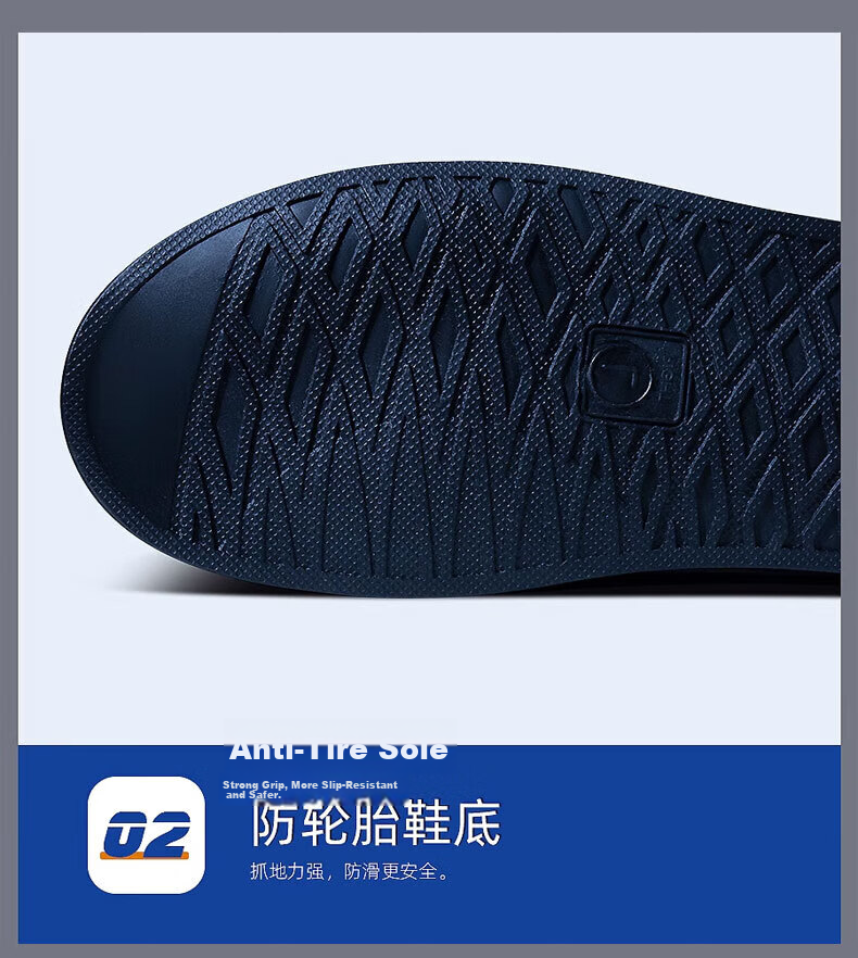 Equator Waterproof Rain Shoe Covers Thickened Non-slip Wear-resistant High-top PVC Rain Shoe Covers for Cycling Outdoor CD4005 Blue XL (43-45) 18