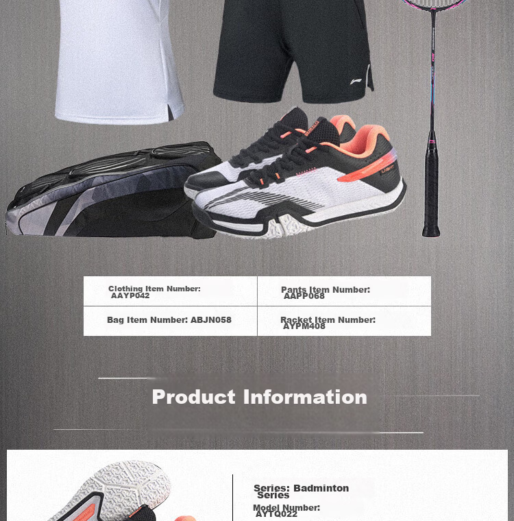 LI-NING Women's Badminton Shoes Ground-Flying Casual Comfortable Training Competition Shoes 7