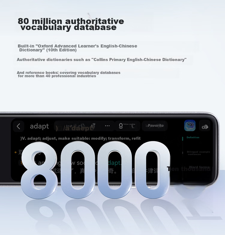 Youdao AI Dictionary Pen X8 X7/X7Pro Upgraded English Reading Pen Translator Pen Primary Middle High School All-Subject Synchronized Learning Photo Capture Electronic Dictionary Word Pen Machine 23