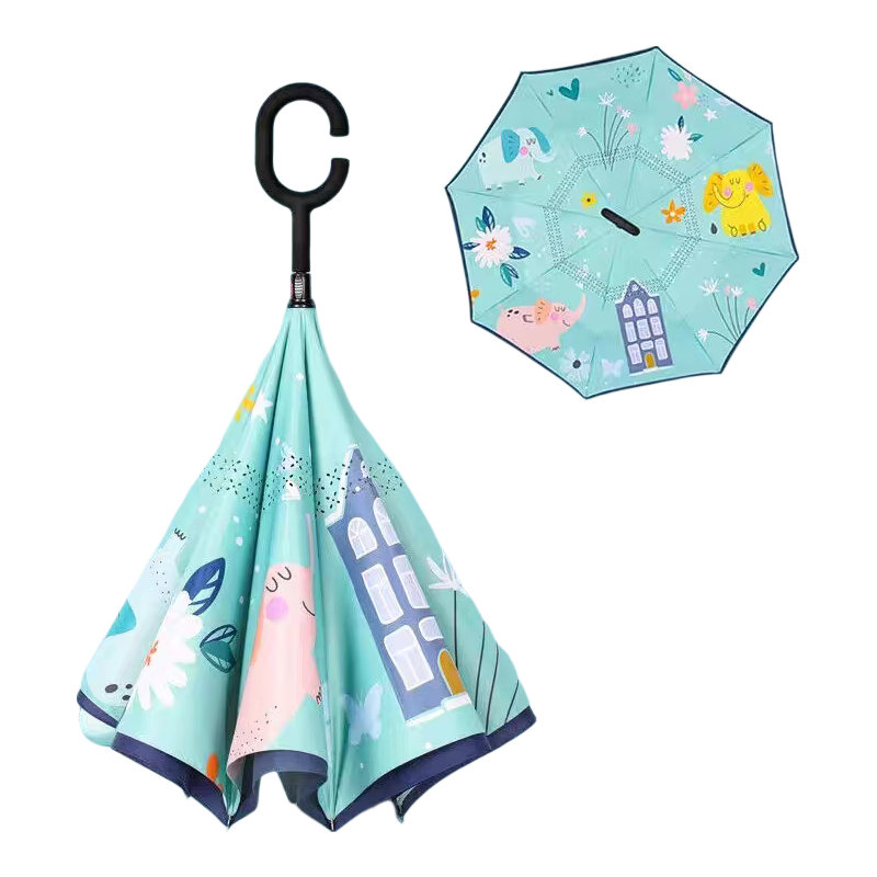 Qimaimai Children's Umbrella, Safety Reverse Umbrella, Sun Umbrella, Kindergarten Umbrella for Boys And Girls, Student Umbrella for Sunny And Rainy Days Q601