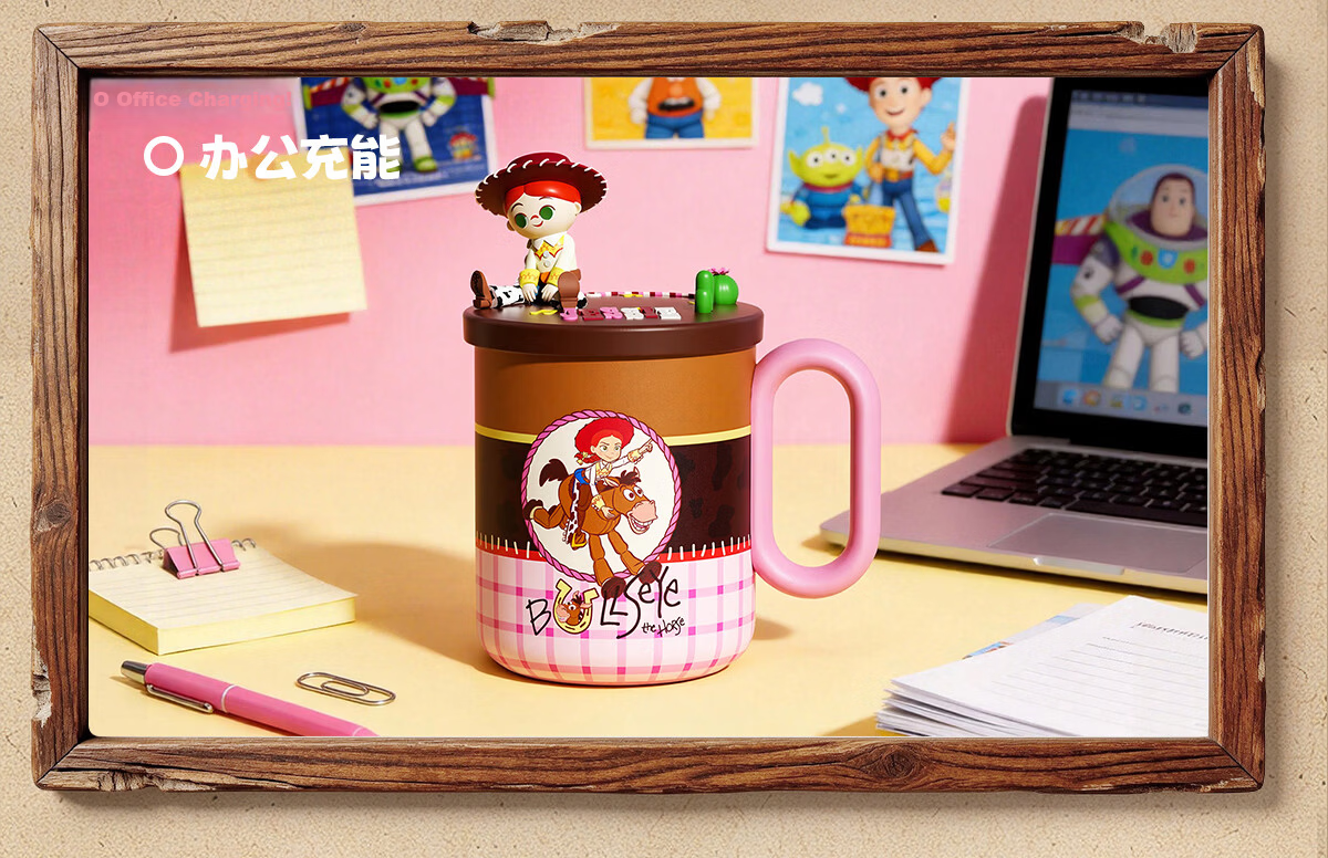 Germ Disney Toy Story Insulated Coffee Mug 490ML Woody Office Cup Gift for Men and Women 9