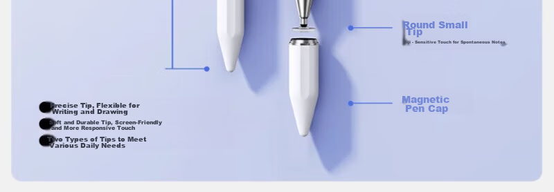 Shanmo Compatible iPad Stylus Apple Pencil Xiaomi Touch Pen Android Tablet Phone Drawing Learning 2-in-1 Touch Pen 5