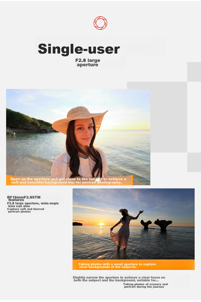 Canon [Official Flagship] RF16mm F2.8 STM, Large Aperture Ultra-Wide Angle Prime Lens 6