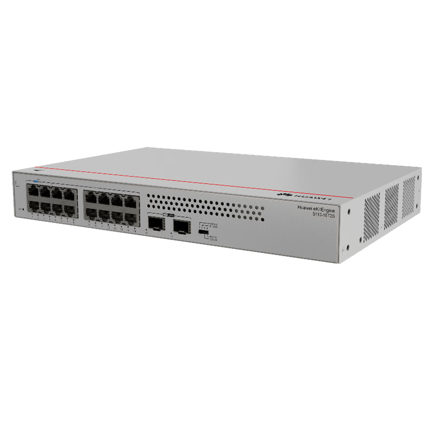 Huawei Kunling S110-16T2S Gigabit Switch 16-Port Gigabit Ethernet + 2-Port Fiber Optic Network Splitter Hub for Home and Enterprise Networking