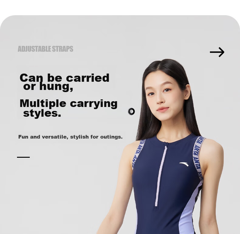 ANTA Swimming Bag Wet and Dry Separation Waterproof Large Capacity Shoulder Crossbody Sports Tote Bag 9