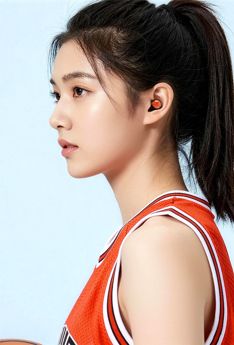 EMEY T5Pro [New Upgrade] True Wireless Bluetooth Earbuds In-Ear Music Sports Gaming Calling Noise Reduction Long Battery Life Compatible with Apple Xiaomi Huawei Honor Basketball 14