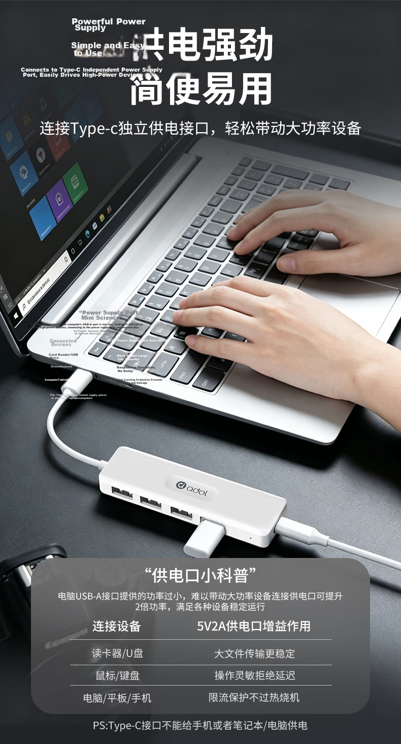 ASUS a USB 3.0 Hub USB Splitter USB Adapter USB Expander USB Extension Cable Laptop Docking Station Hub Converter HA403 Cloud White 3