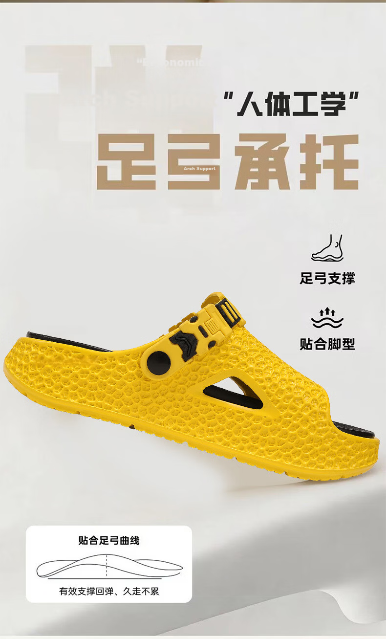 PLAYBOY Men's Squishy Flip Flops Summer 2026 New Outdoor Non-Slip Casual Beach Sandals 7