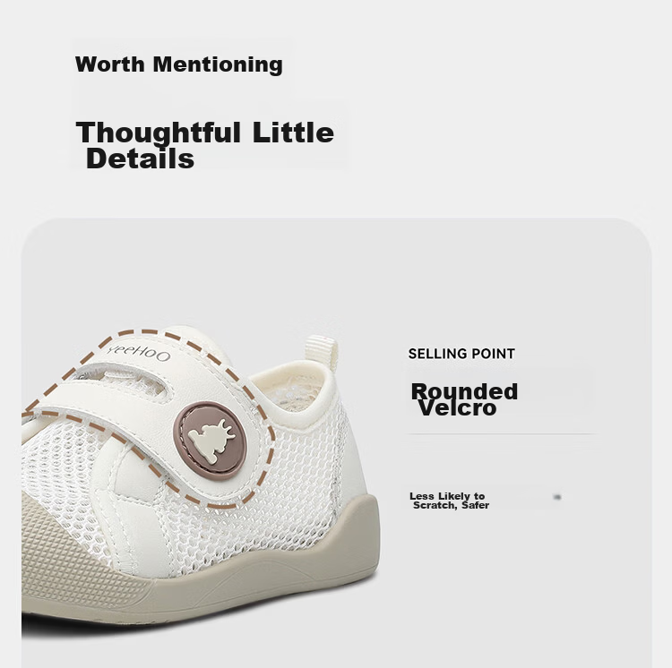 YEEHOO Kids Summer Breathable Mesh Toddler Girls Casual Shoes Soft Sole Non-Slip Stable Boys Sneakers with Mesh Holes 20