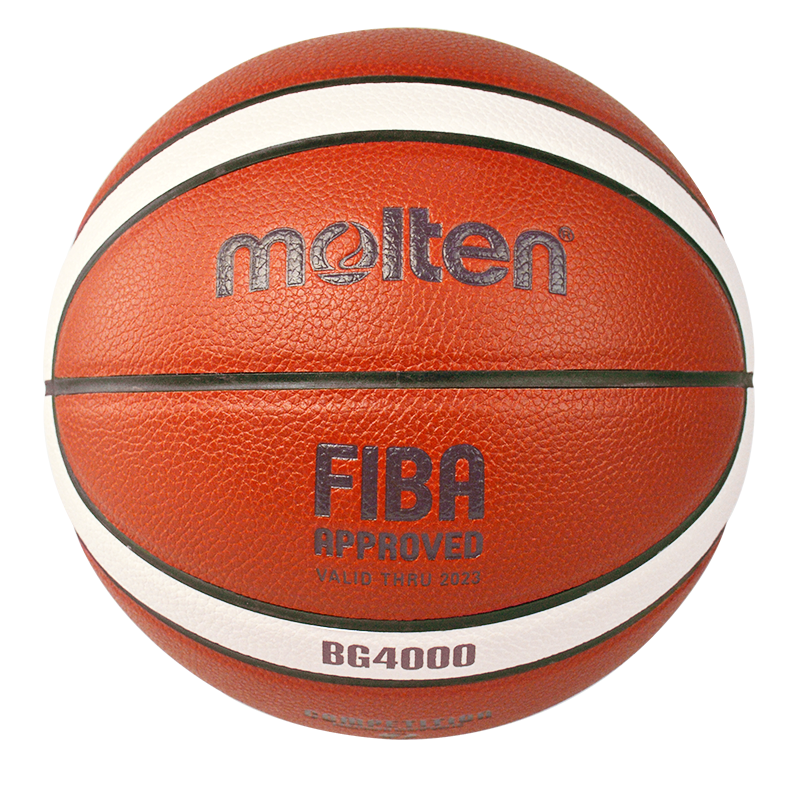 Molten No. 7 Basketball B7G4000, International Basketball Federation FIBA Approved BG4000 Premium PU Competition Basketball
