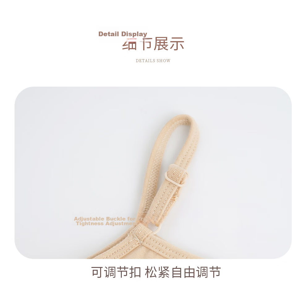 Aiwu Ge Children's Spaghetti Strap Top Girls Ballet Practice Base Layer Underwear Vest White 120 11