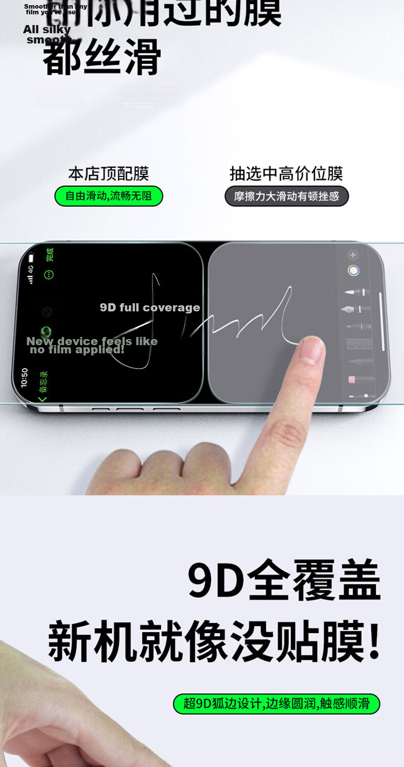 Mingying Compatible [HD 2-Piece Dust-Free Box] iQOO Z11 Tempered Glass Screen Protector Full Coverage HD Glass Anti-Drop Scratch Explosion-Proof Quick-Apply Protective Film 5