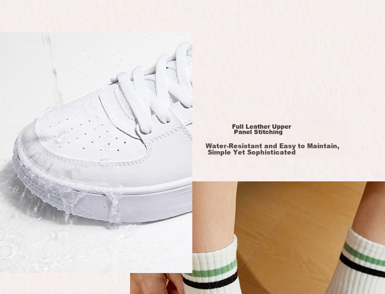 361° Men's Casual Shoes Qinghe 2 New Stylish Versatile Thick-Soled Comfortable White Sneakers 672636618-1 13