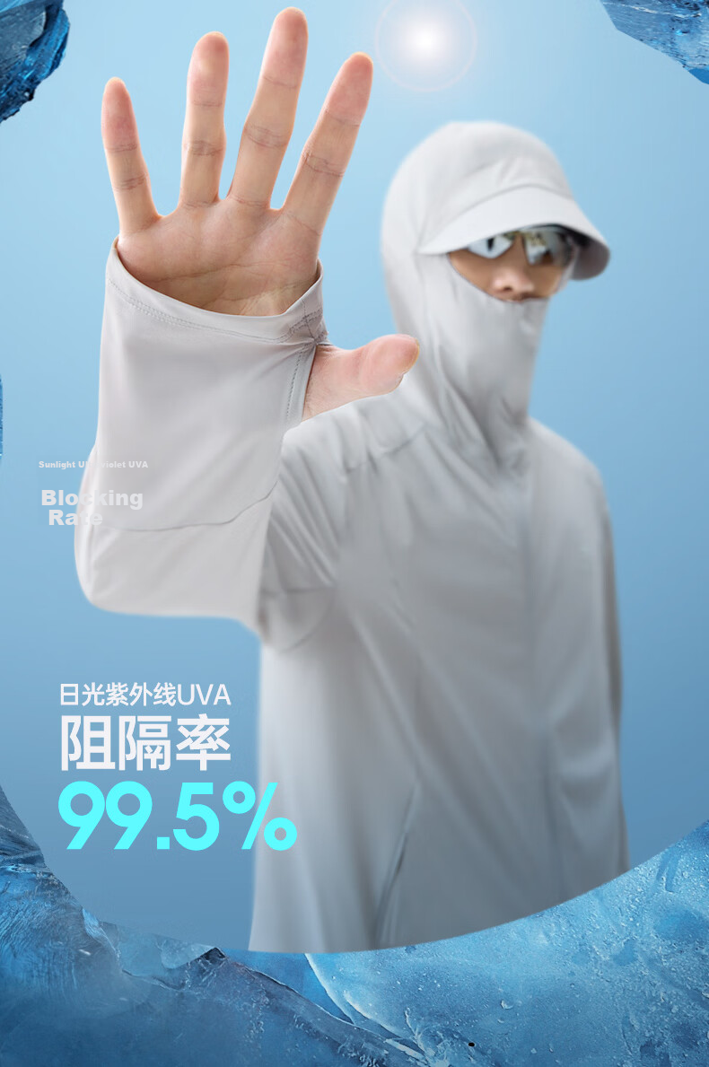 Camel Iceberg Sun Protection Jacket Cycling Edition Spring Summer New UPF200+ UV Protection Fishing Shirt M16BA30015 4
