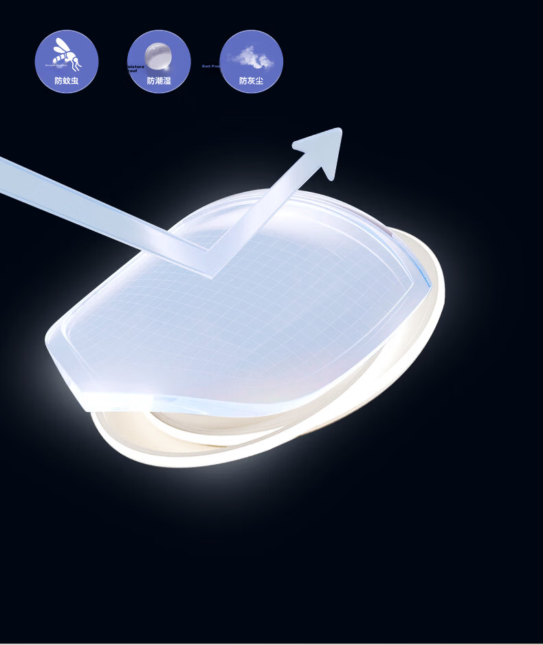 AUX American Pure Eye Protection AI Voice Smart Bedroom Ceiling LED Light Nordic Modern Minimalist Main and Secondary Bedroom Study Room 26