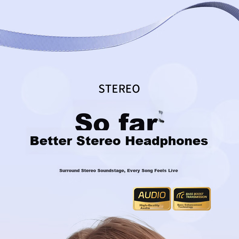 HP 2026 Latest Bluetooth Wireless Sports In-Ear Earphones Long Battery Life Comfortable for Extended Wear Music Gaming Running Tea Color 11