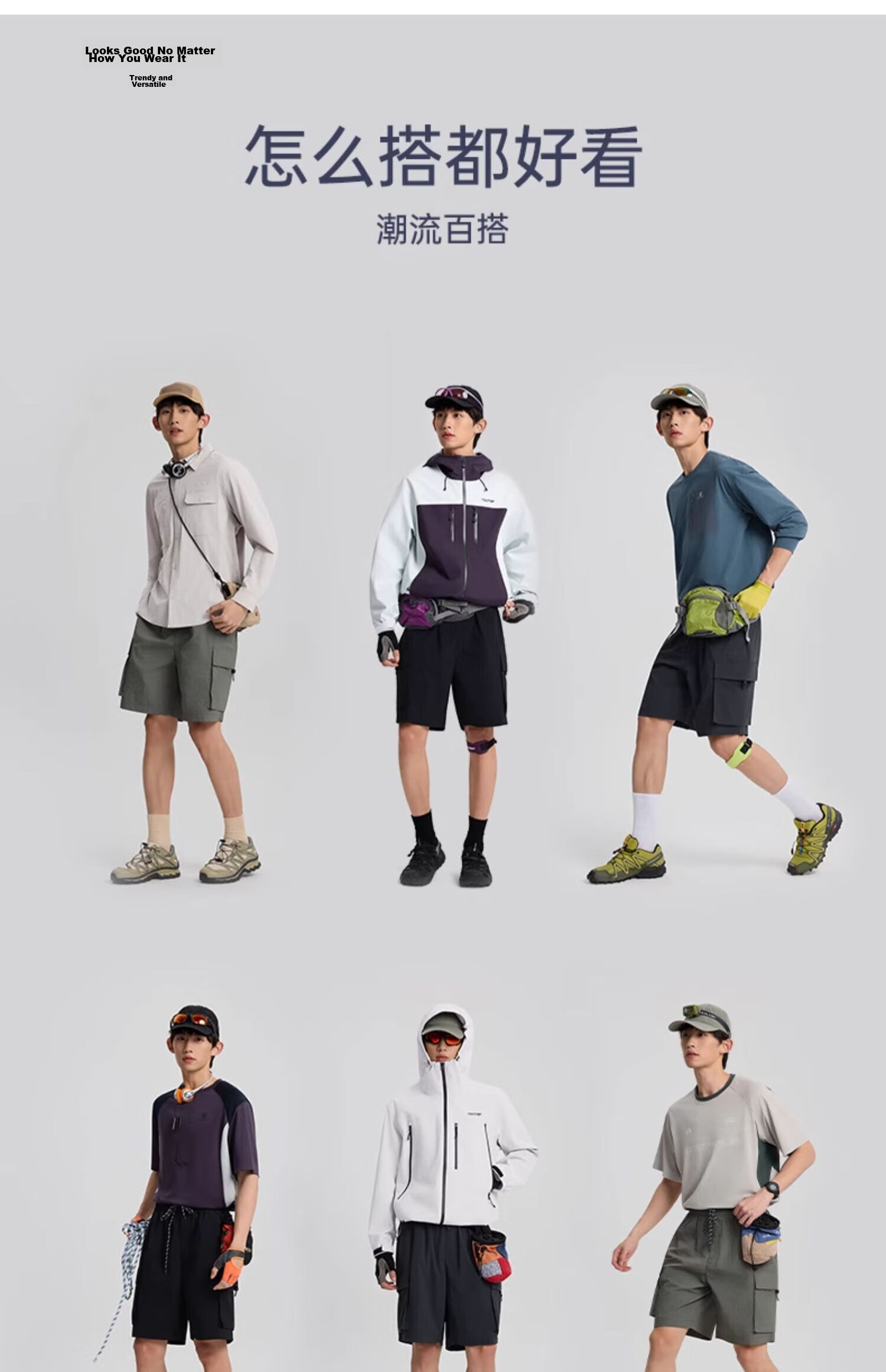 Tantuo Men's Workwear Breathable Quick-Dry Casual Running Shorts 16
