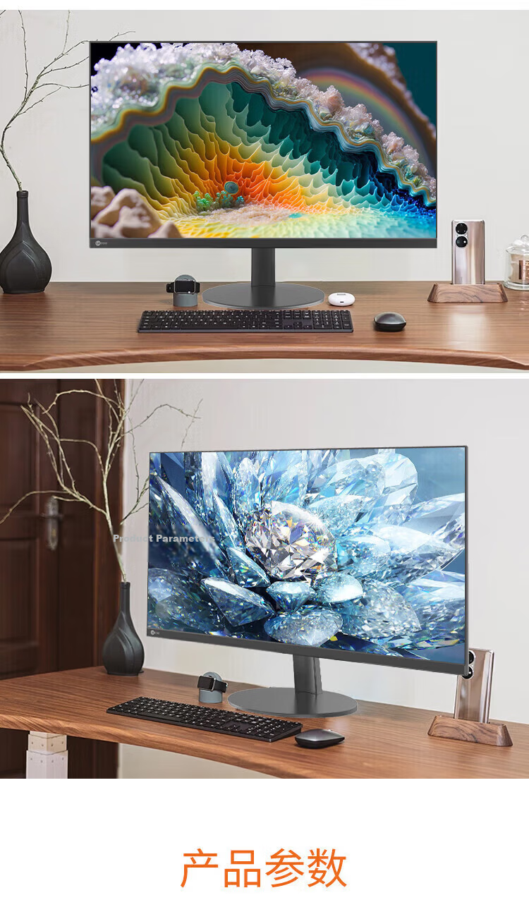 Lenovo 27-inch 2K 100Hz IPS Monitor HDR Eye-care Low Blue Light Flicker-free HDMI+DP M2729Q-R 8