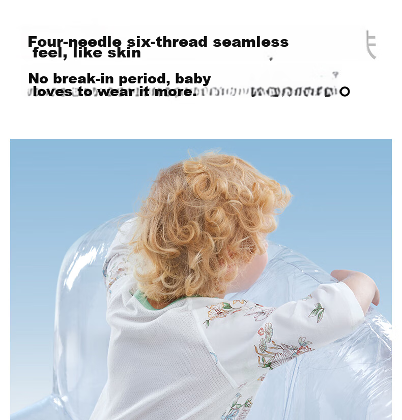 Betis Baby Robe New Back Mesh Breathable Children's Sleeping Bag Summer Cotton Pajamas Baby Nightgown 24