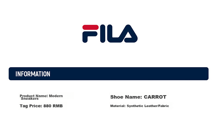 FILA Official Women's CARROT Modern Casual Thick-Soled Sneakers 2