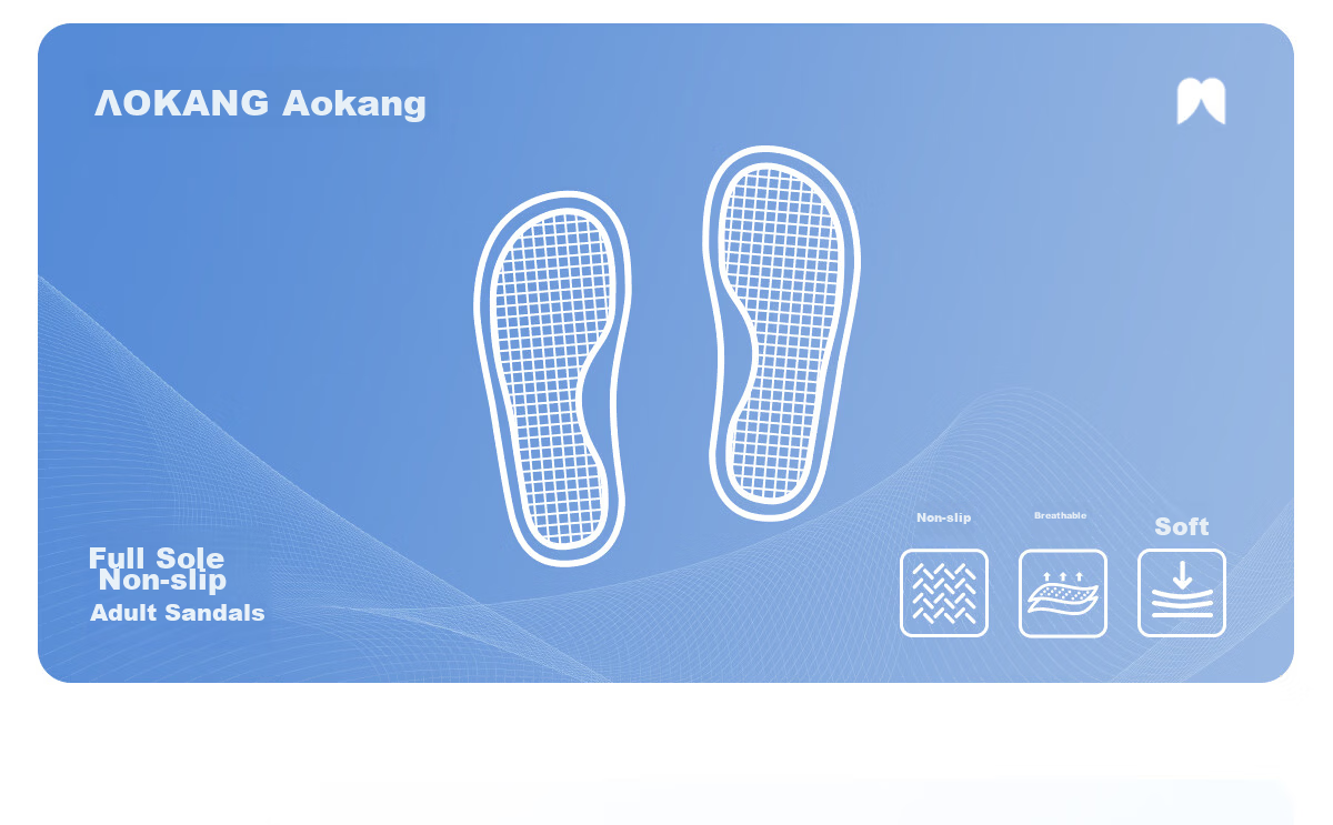 Aokang Women's Anti-Slip Slippers Summer 2026 New Home Bathroom Shower Non-Slip EVA Soft Sole Premium Sandals 2