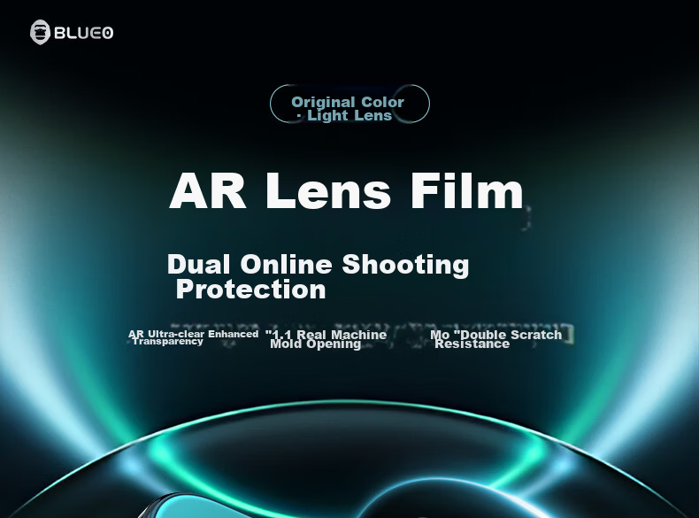 BLUEO AR Anti-Reflective Lens Protector for vivo X Fold6 Rear Camera Film High-Definition Drop-Resistant Scratch-Resistant Phone Screen Protector with Alignment Tool 2
