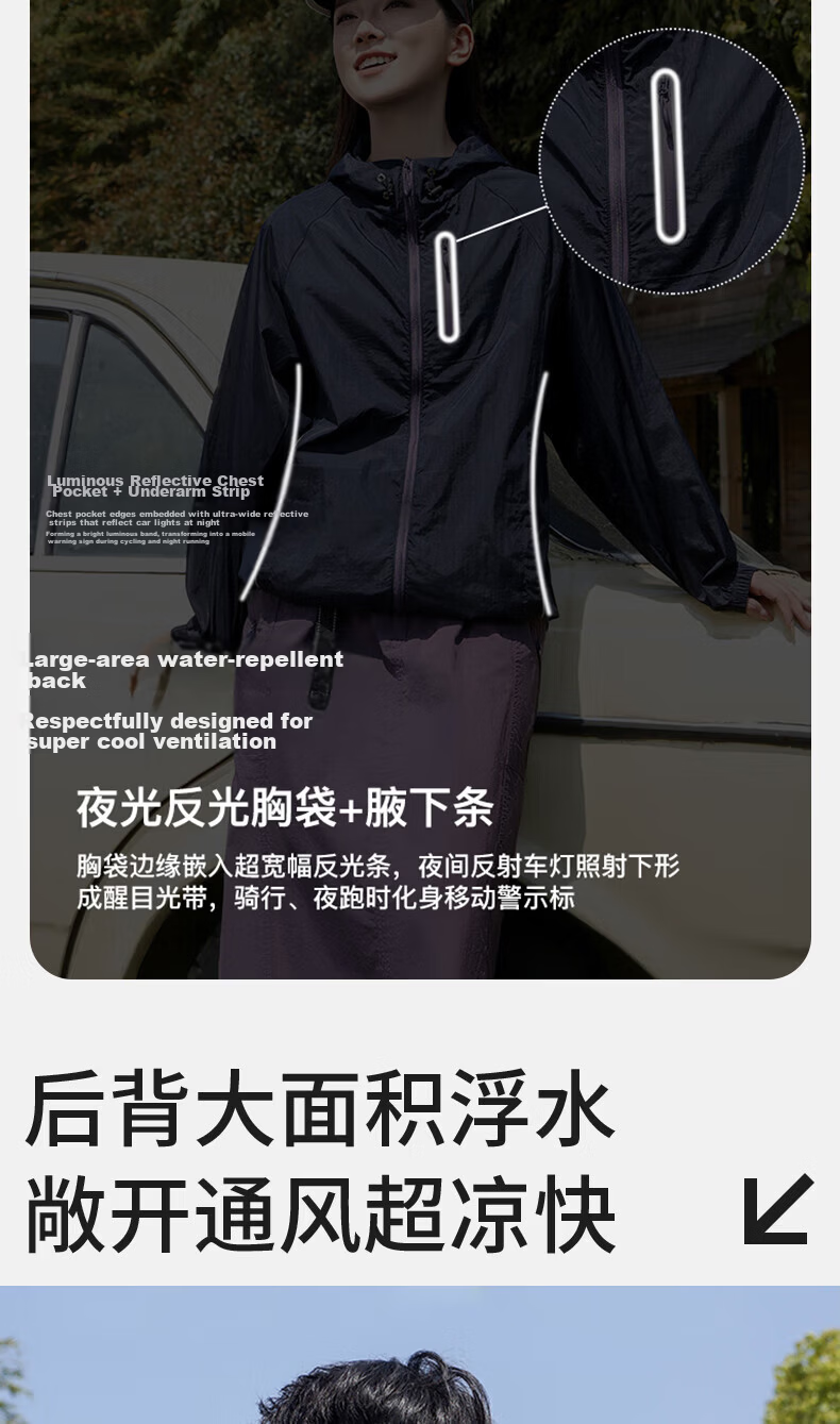 Langsha Unisex Mountain Style Lightweight Quick-Dry Original Yarn Sunscreen Jacket 2026 Summer New Ice-Feel UV Protection Coat 9