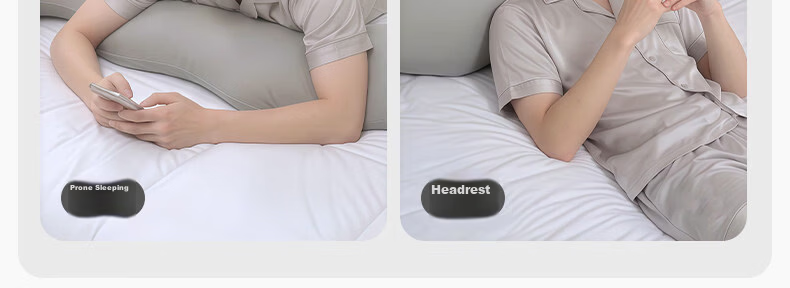 Dr. Chu Men's Sleeping Body Pillow Leg Hugging Side Sleep Ice Silk Seahorse Long Bolster Pillow Removable Washable Summer 21
