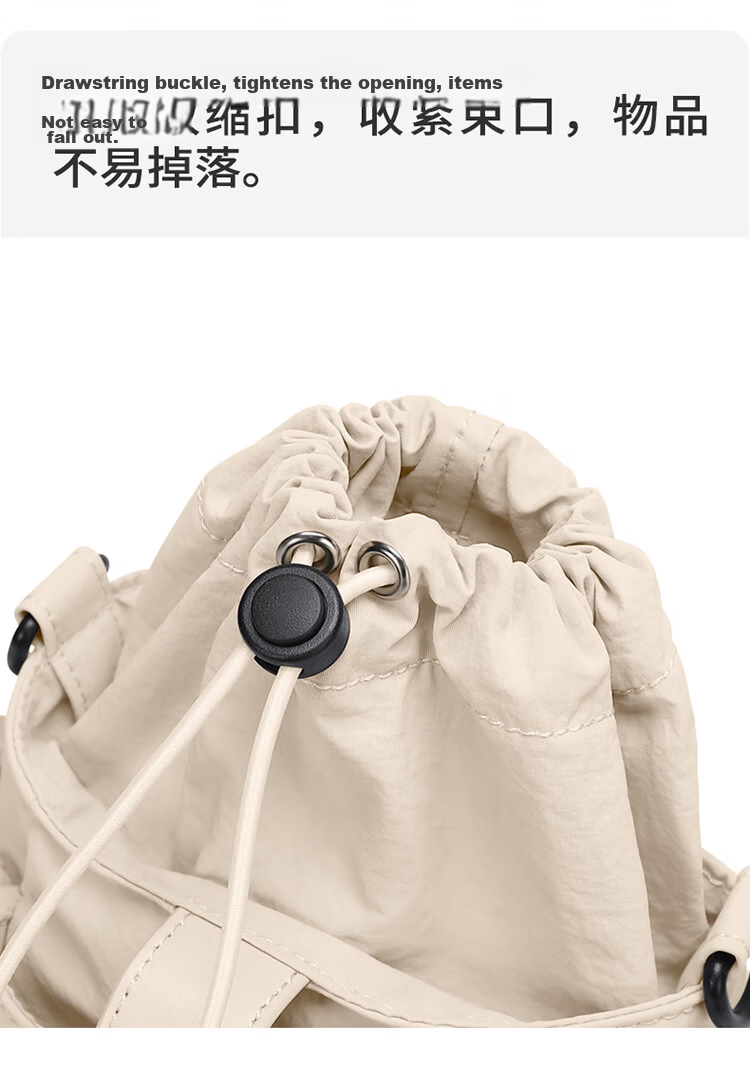 GOLF Fashion Crossbody Bag for Women Casual Shoulder Bag Sports Cycling Phone iPad Bag Water Bottle Drawstring Small Sling Bag Water-Resistant 8