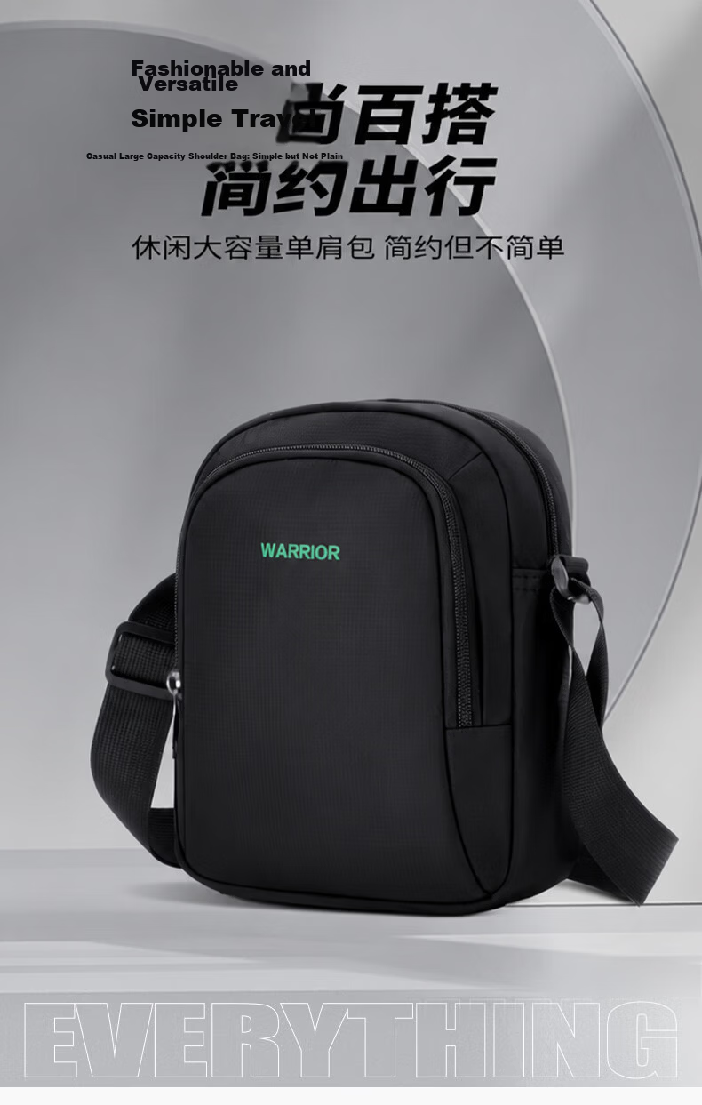 Warrior Men's Large Capacity Multifunctional Shoulder Bag Commuter Casual Crossbody Bag Cycling Sports Chest Bag Phone Bag for Women 3