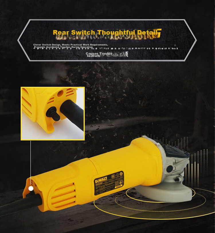 DEWALT Angle Grinder DWE8200T High Power Handheld 850W Industrial Electric Polisher 3