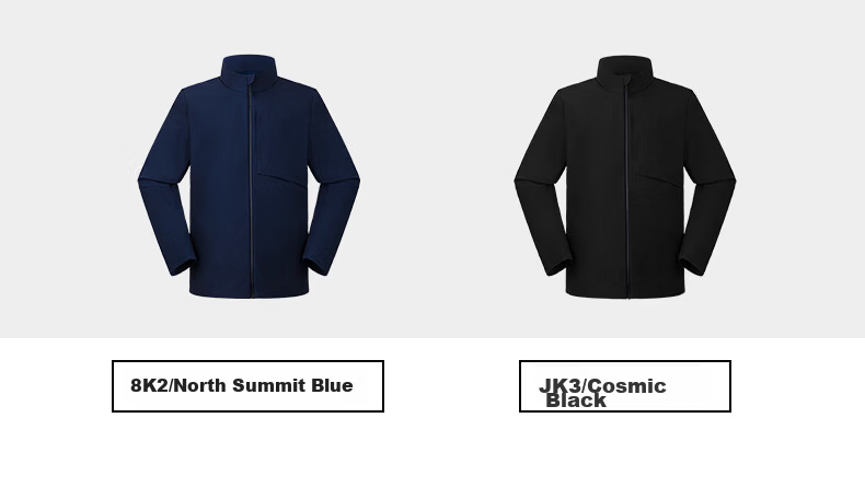 The North Face 2026 Spring Summer Men's Softshell Windproof Water-Repellent Stand Collar Jacket 8BYQ 2EL S 23